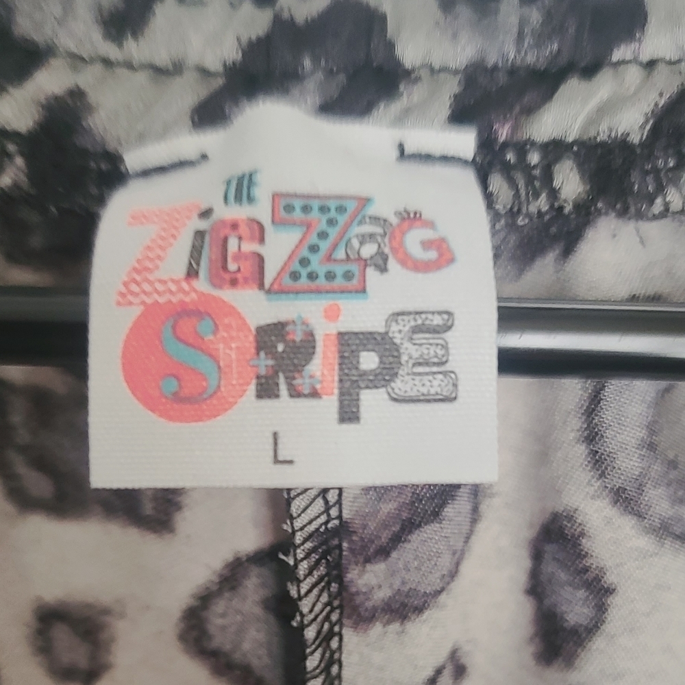 SATINY Cheetah Print Joggers Ladies Large. Grey Black NWOT. Never Worn. - Picture 2 of 7